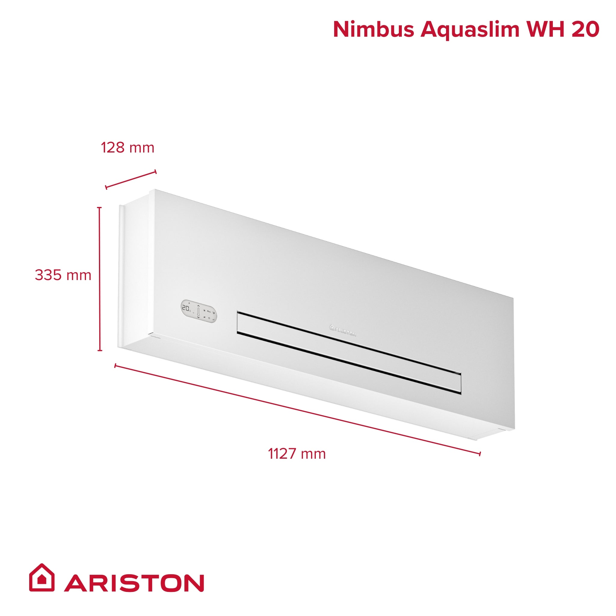 Fan Coil ARISTON NIMBUS AQUASLIM 20 zidni