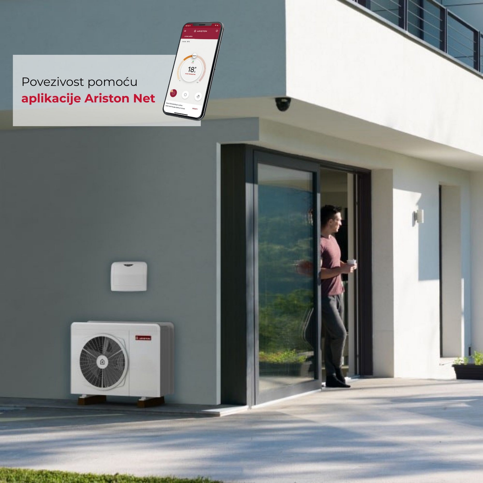 Toplotna pumpa Ariston Nimbus POCKET 80 M NET R32