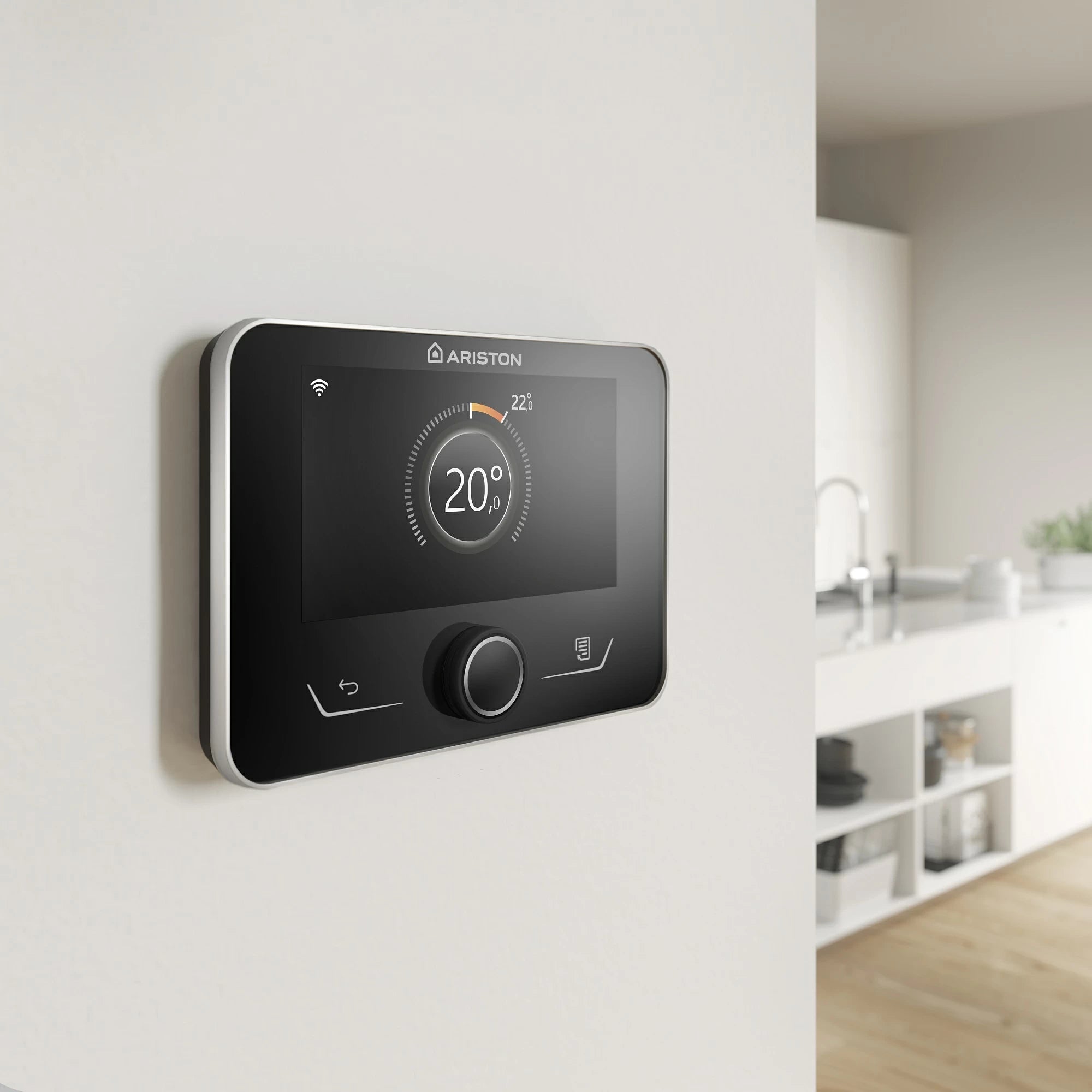 Sobni kontroler sistema Ariston Sensys HD Crni