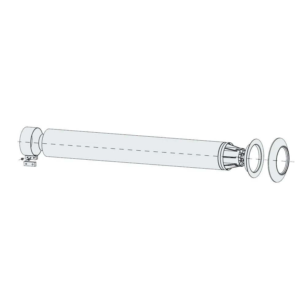 ARISTON Koaksijalni dimovodni set sa vertikalnim početkom - 750mm Ø60/100