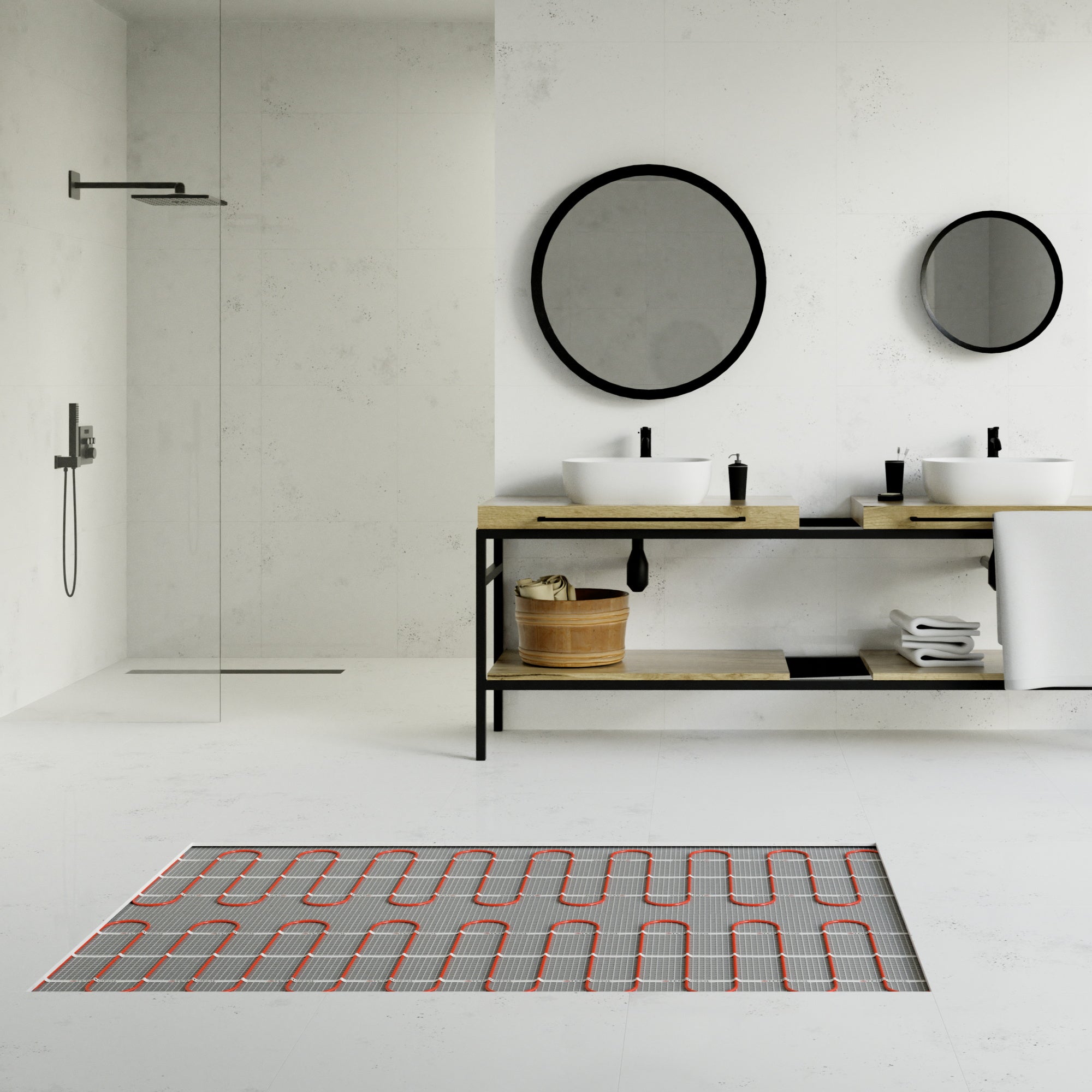 Grejna mreža za podno grejanje 150W/m² – TERMOFOL komplet sa analognim termostatom 1,5 m²