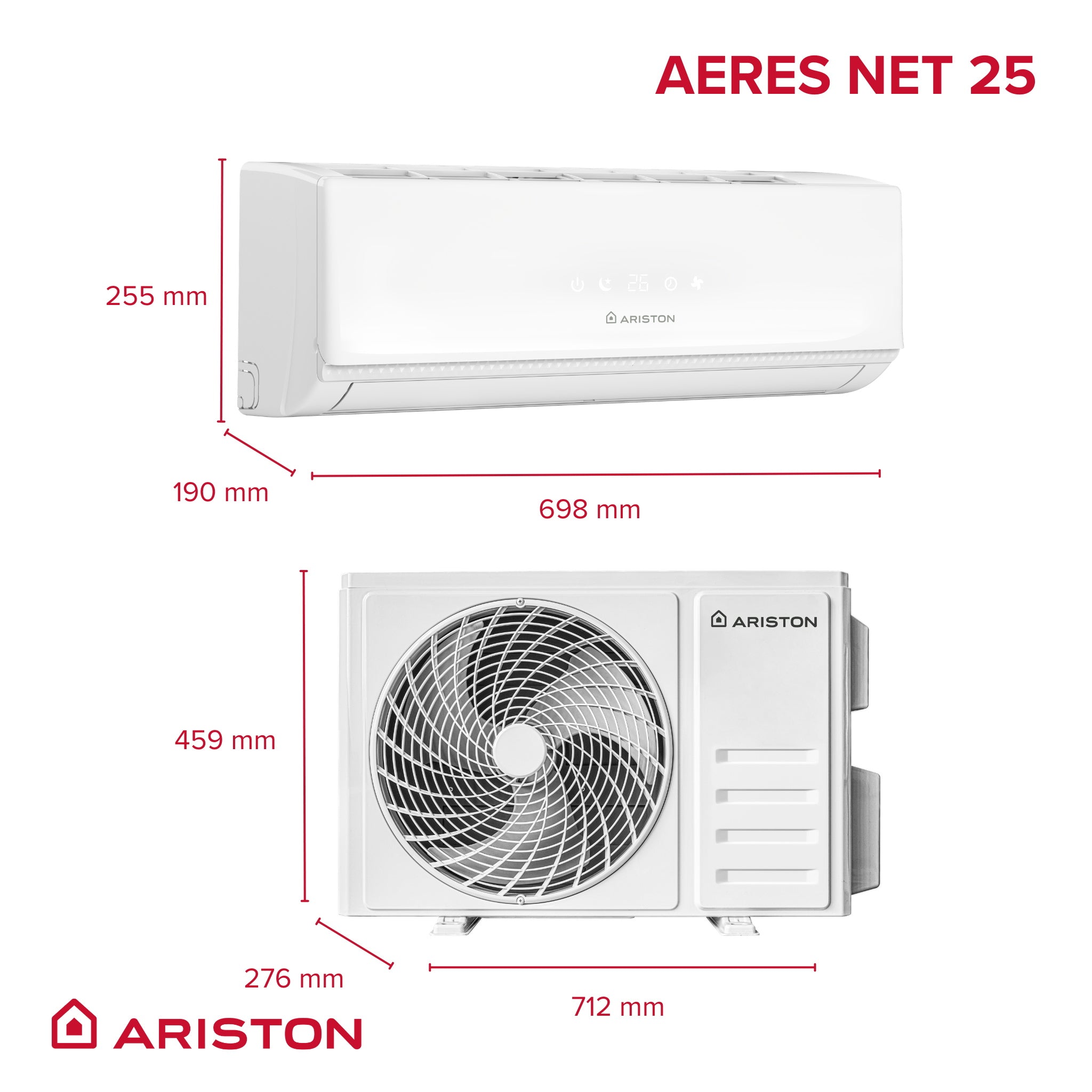 Inverter klima ARISTON AERES NET 25 - 9000 BTU