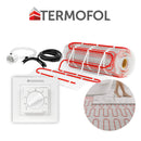 Grejna mreža za podno grejanje 150W/m² – TERMOFOL komplet sa analognim termostatom 1,5 m²