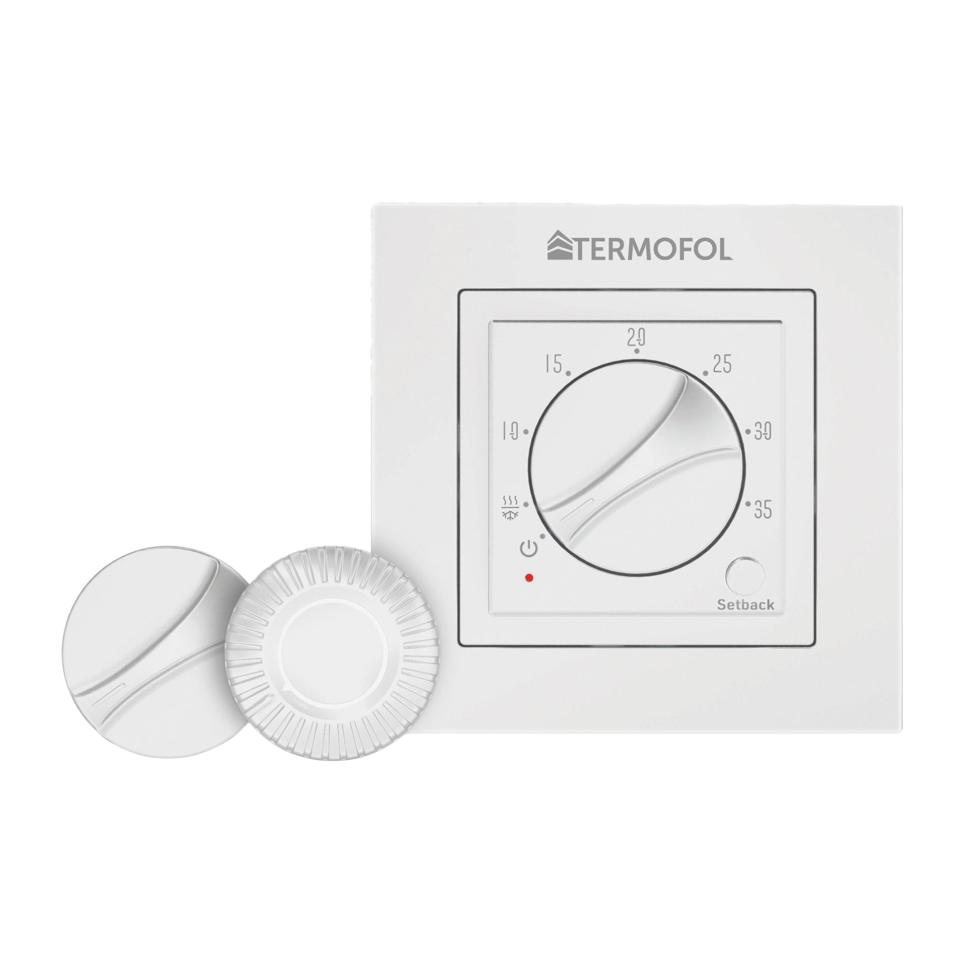 Analogni termostat za podno grejanje TERMOFOL TF-H3 Beli