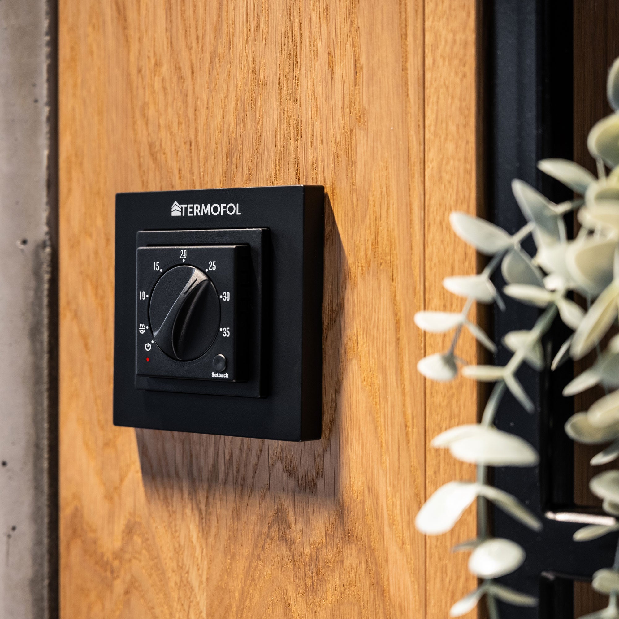Analogni termostat za podno grejanje TERMOFOL TF-H3 Crni