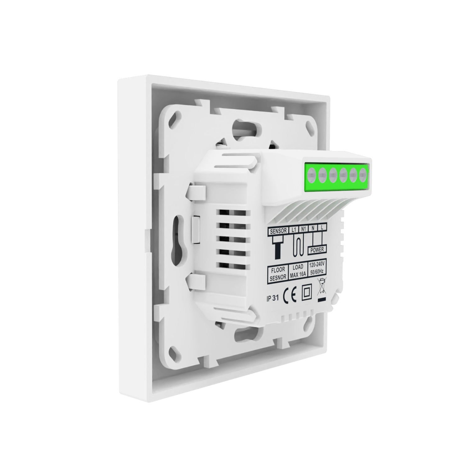 Analogni termostat za podno grejanje TERMOFOL TF-H3 Beli