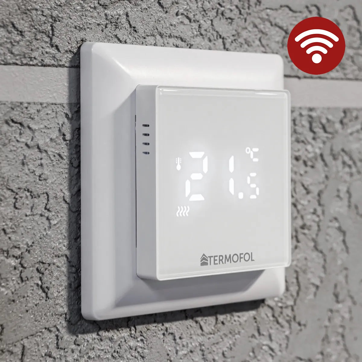 Digitalni Wi-Fi termostat za podno grejanje TERMOFOL TF-H6 Beli