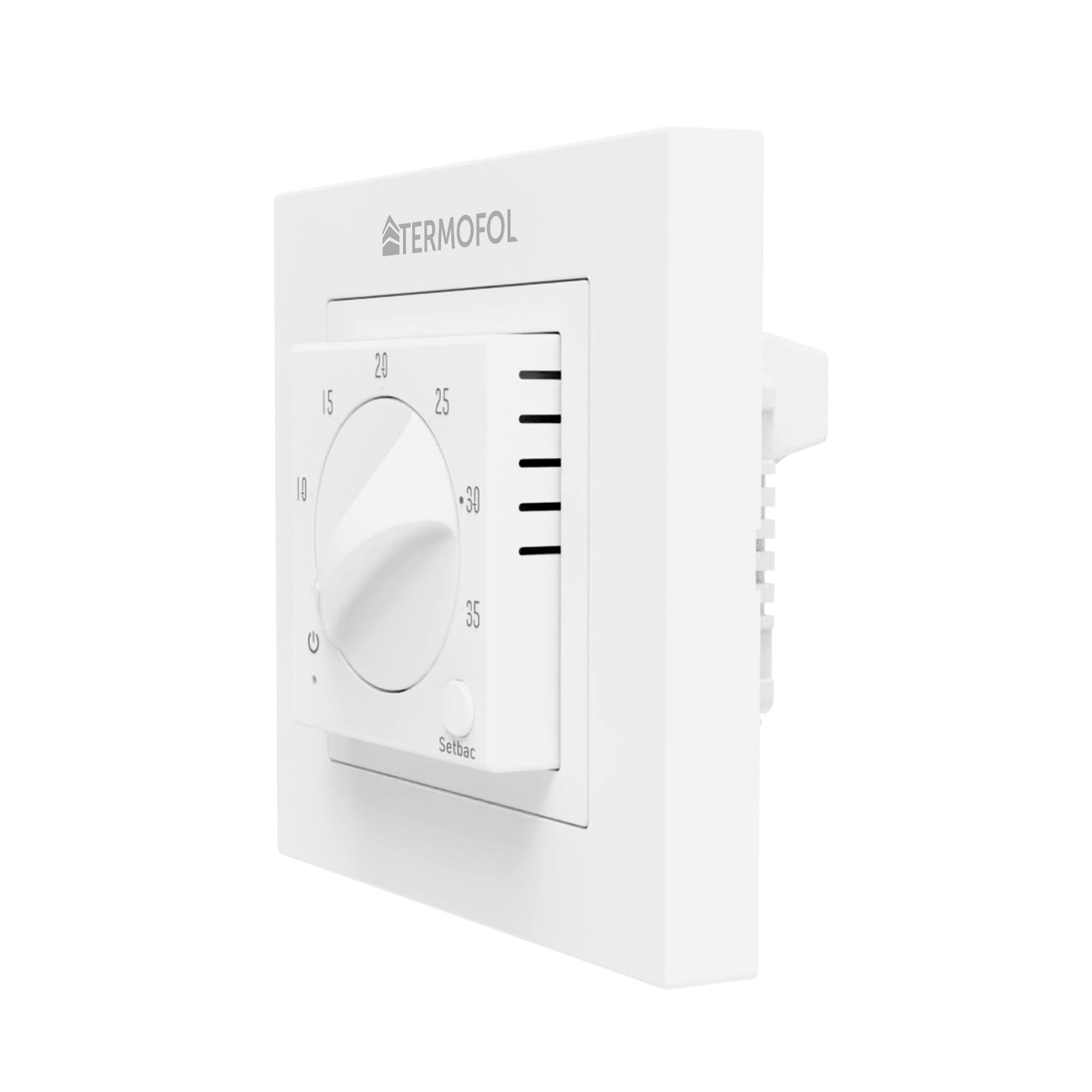 Analogni termostat za podno grejanje TERMOFOL TF-H3 Beli