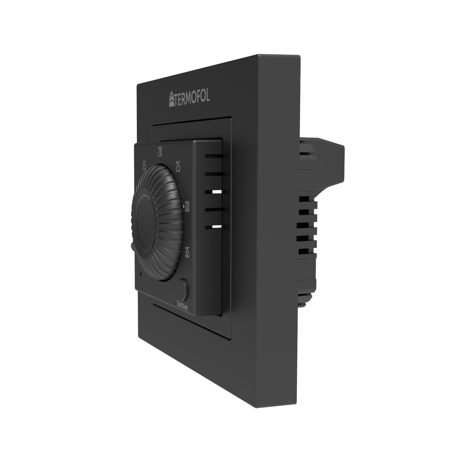 Analogni termostat za podno grejanje TERMOFOL TF-H3 Crni